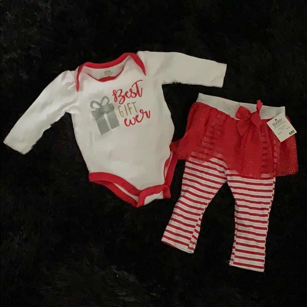 — Baby Essentials — 6M Christmas 2‎ Piece Outfit